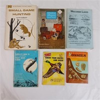 Vintage Books - Hunting/Lakes/Fossils