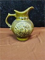 1968 McCoy pottery pitcher approx 10 inches tall