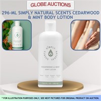 296-ML CEDARWOOD & MINT BODY LOTION