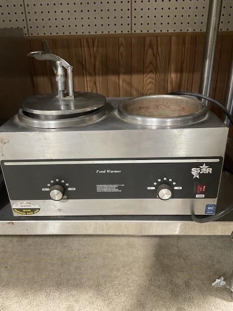 Star Mfg. 2 compartment warmer with pump