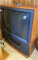 Mitsubishi 36in CRT Cabinet with Sony VCR