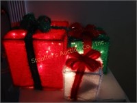 Improvements 3pc lighted gift box set NIB largest