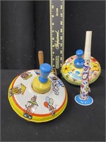 Group of Vintage Tin Litho Toys