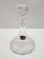 POLONIA LEAD CRYSTAL BOHEMIAN CUT DECANTER