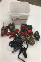 Lot of Used Ratchet Straps Plus