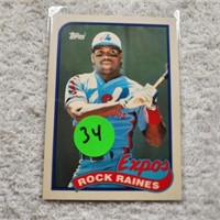 1989 Topps Tiffany Rare Rock Raines