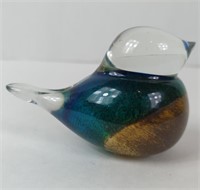 Crystal Art Glass Bird Figurine