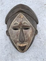 African Wood Carved Tribal Mask