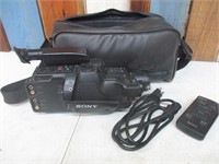 Sony Camcorder with Cord. Remote & Case
