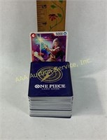 (100) Japanese One Piece game cards