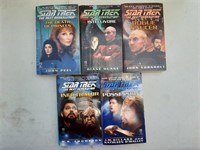 Star Trek The Next Generation 5 Book Lot