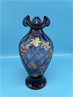 Fenton Mulberry Glass Vase - Signed