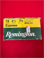 Box of 25 Remington Express 12 Ga 7 1/2 Shot