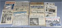 Historically Significant Newspaper Headlines