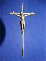 10" x 5" Brass Crucifix