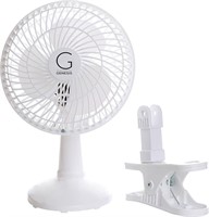 6-Inch Clip Convertible Table-Top & Clip Fan