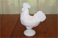 8.5 HIGH ROOSTER CANDY DISH