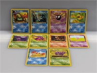 Lot Of Pokemon Vintage 1st Edition Cards