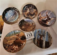 Danbury Mint deer collector plates
