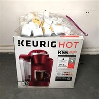 Keurig Coffee Maker in Box with Pods