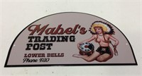 Very Nice Mabel's Trading Post Lower Dells Sign