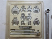 An Offset Wrench Set and Additional Wrenches