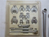 An Offset Wrench Set and Additional Wrenches