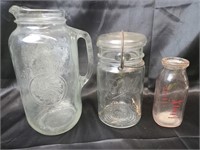 Vintage glass jar/container decor bundle

9