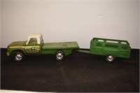 NYLINT FLAT BED TRUCK AND TRAILER