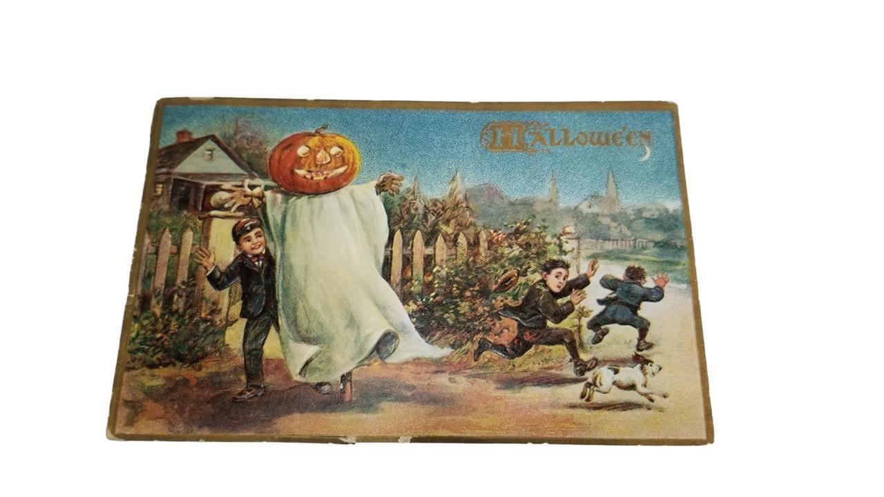 Antique Tucks Halloween Postcard