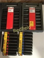 (4) 1/2 Drive Impact Sockets Sets