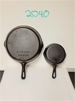 #8 #3 Wagner Ware Cast Iron Skillet