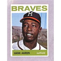 1964 Topps Hank Aaron Centered Nice Shape