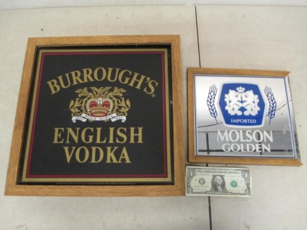 Burrough's English Vodka & Molson Golden Beer