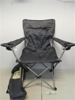 Quik Chair Deluxe Folding Arm Camp Chair w/