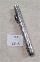 Antique Sterling Silver 'V&J' Etched Mechanical Pe