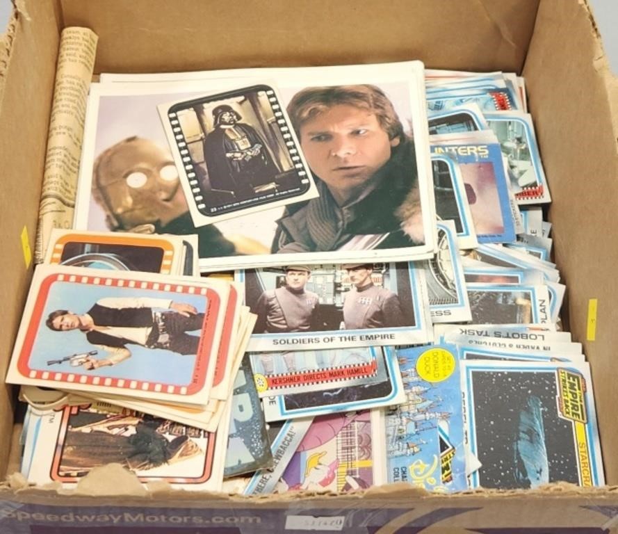 Non Sports Cards Lot Incl Star Wars Stickers