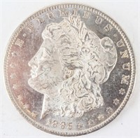 Coin 1885-O  Morgan Silver Dollar BU Proof Like