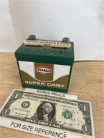 Vintage Texaco super Chief battery advertising