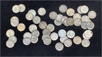 (49) Silver Roosevelt Dimes