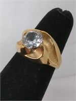 10 karat gold filled 1/20 Ring, Size 5 Ring
