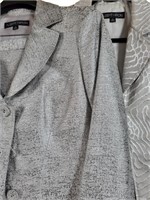 Albert Nipon Women's Gray Skirt Suit