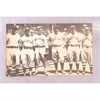 Vintage 1934 Al Allstars Postcard Babe Ruth