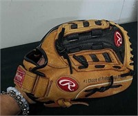 Rawlings 11 inch all leather shell baseball mitt