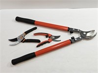 3 PAIRS OF TRIMMERS  - 23" PRUNERS