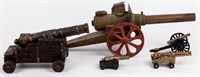 Vintage Lot of Toy Cannons