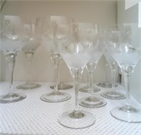 Rosenthal Lotus Blossoms Wine Glasses