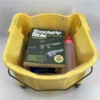 Mop Bucket W/ Shooters Bible, Guinea Pig Water