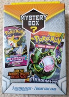 Sealed Box Pokemon Mystery Box 3 Boosters Packs