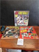 1982 Topps football and baseball sticker albums